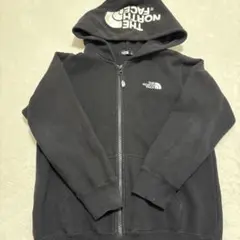 ザノースフェイス（140）パーカー　キッズ　ブラック