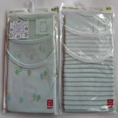UNIQLO ベビー コットンメッシュタンクトップ 2枚組 2パック　80cm