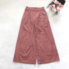 美品 チャームベリーチック コーデュロイガウチョパンツ ボトム カジュアルのサムネイル