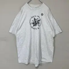 USA製 ビール　お酒　プリント　グレー　古着　Tシャツ　2XL