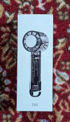 ハンディファン 扇風機 冷却プレート瞬間冷却 透明デザイン 手持ち/卓上