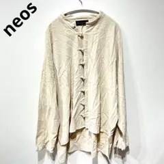 neos Mサイズ アイボリー シャツ　ネオス　ビッグシルエット