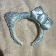 ユニバ ハローキティカチューシャ 水色