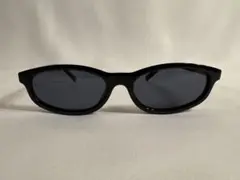 【新品】ブラック オーバル型サングラス