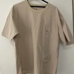 インヘリットFUN-TEC ポケット付きベージュTシャツ Lサイズのサムネイル