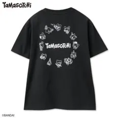 Tamagotchi　たまごっち×しまむら ブラック Tシャツ LLサイズ
