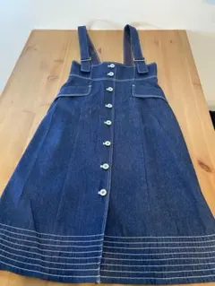 Apuweiser riche デニムジャンパースカート　Mサイズ
