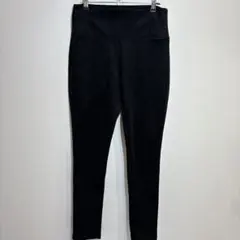【美品】Apt.9 フェイクスエード レギンスパンツ ブラック S 高見え