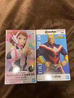 僕のヒーローアカデミア フィギュア 麗日お茶子 オールマイト 2種セット