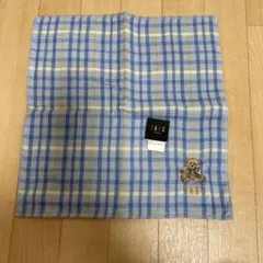 【新品未使用】DAKS ダックス　タオルハンカチ テディベア　刺繍
