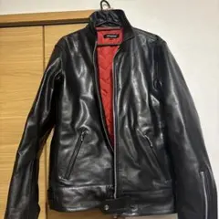 JACKROSE シングルライダース レザージャケット XL ブラックのサムネイル