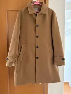 nano universe ブラウン ステンカラーコート