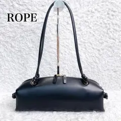 美品✨ROPE ロペ　ショルダーバッグ　ハンドバッグ　肩掛け　レザー　黒のサムネイル