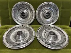 ジャンク【シボレー 1959 インパラ 純正ホイールキャップ 4個セット 