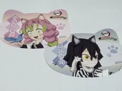 鬼滅の刃 ナンジャタウン ねこ型イラストシート 不死川実弥 不死川玄弥