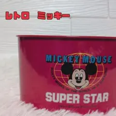 ✡お値下げ✡ミッキーマウス スーパースター ブリキ缶