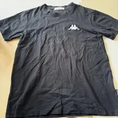 Kappa 半袖 Tシャツ ブラック ロゴプリント