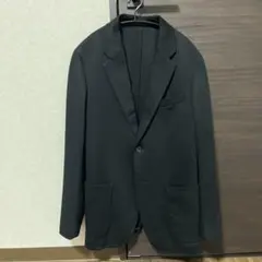 UNIQLO コンフォート2Bジャケット　ブラックLサイズ