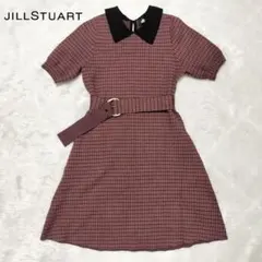 JILLSTUART チェック柄 半袖ワンピース