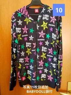 BABY DOLL カラフル星柄パーカー