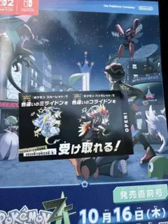 印刷物　店頭入手　色違い