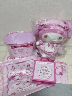 サンリオ 当たりくじ マイメロディ ぬいぐるみセット 7点