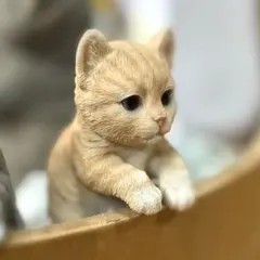 茶トラ白 ねこ 猫 ハンドメイド ぬいぐるみ 作家 アートドール