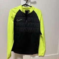 Nike ハーフジップ ウィンドブレーカー ブラック/蛍光イエロー