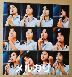 香坂みゆき　生写真　12枚セット①昭和アイドル(Lサイズ)