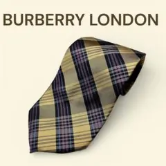 BURBERRY LONDON バーバリーロンドンネクタイチェック柄イタリア製