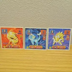 ポケモン 最強シール烈伝 サンダース イーブイ シャワーズ 7枚セット