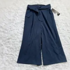 【Beauty Comfort】ガウチョパンツ ワイド ウエストゴム S