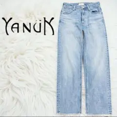 美品 YANUK ヤヌーク LEA ローライズ カットオフ 23
