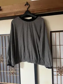 Naflat ギンガムチェック 長袖トップス サイズL