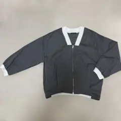 tricot tricot ジップアップ ブルゾン グレー