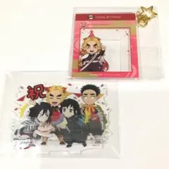 鬼滅の刃 カフェ 煉獄杏寿郎 誕生祭 2023 アクリルスタンド キーホルダー