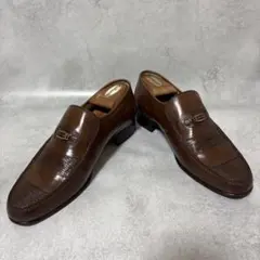 LANVIN PARIS ビットローファー 25 EEE 茶 日本製 箱付のサムネイル