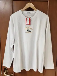 ◆新品◆スヌーピー　ホワイト　ロンT　メンズLL