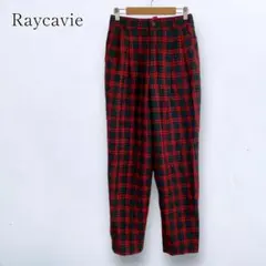 【レイキャビック】タータンチェック柄テーパードパンツ ゴム カジュアル ウール