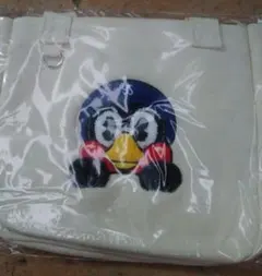東京ヤクルトスワローズ つば九郎 さがら刺繍バッグ 2つセット - メルカリ