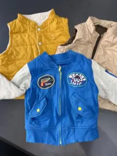 ベスト　ジャンパー　チョッキ　セット売り　フード無し