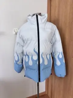 フレイムプリント ダウンジャケット M