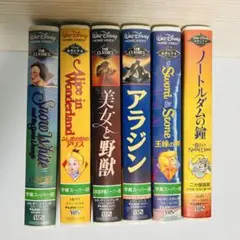 ディズニー アニメーションVHS 6本セット