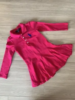 Polo Ralph Lauren ピンク ワンピース 長袖 約100サイズ