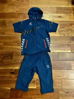 hummel ヒュンメル 半袖パーカー ハーフパンツ セットアップのサムネイル