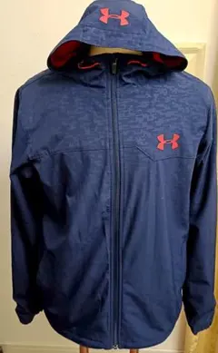 UNDER ARMOUR ネイビー ウィンドブレーカー SM