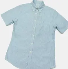 Brooks Brothers シアサッカー 半袖シャツ S