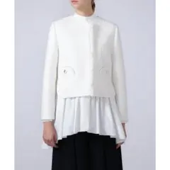 美品 ADORE ウール レーヨン ファンシー ツイード ショート ジャケットのサムネイル