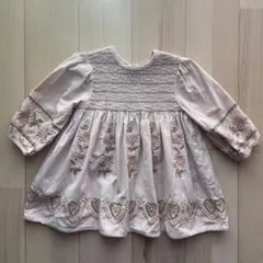 Apolina penny smock dress Cashew 7-9Y - メルカリ