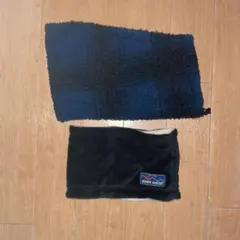 ネックウォーマー 青